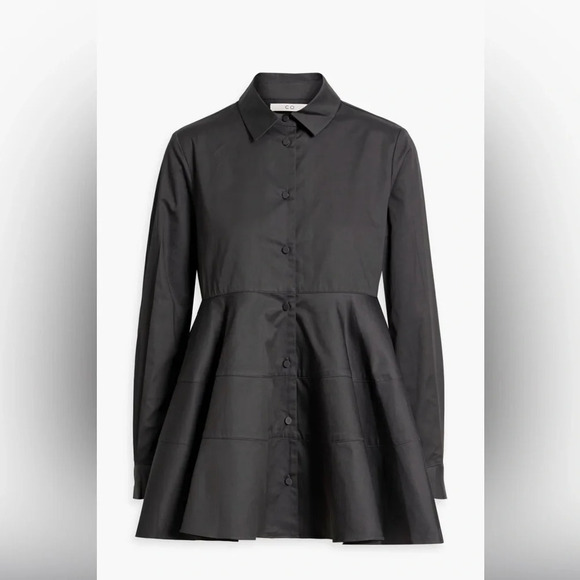 CO
Cotton-taffeta peplum shirt - Picture 3 of 7